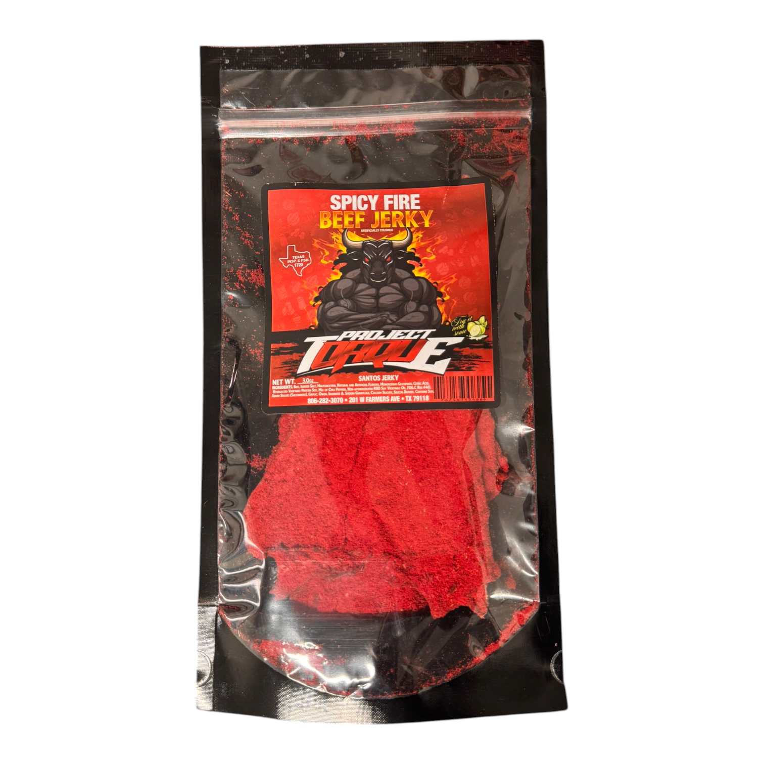 Project Torque - Spicy Fire Beef Jerkey