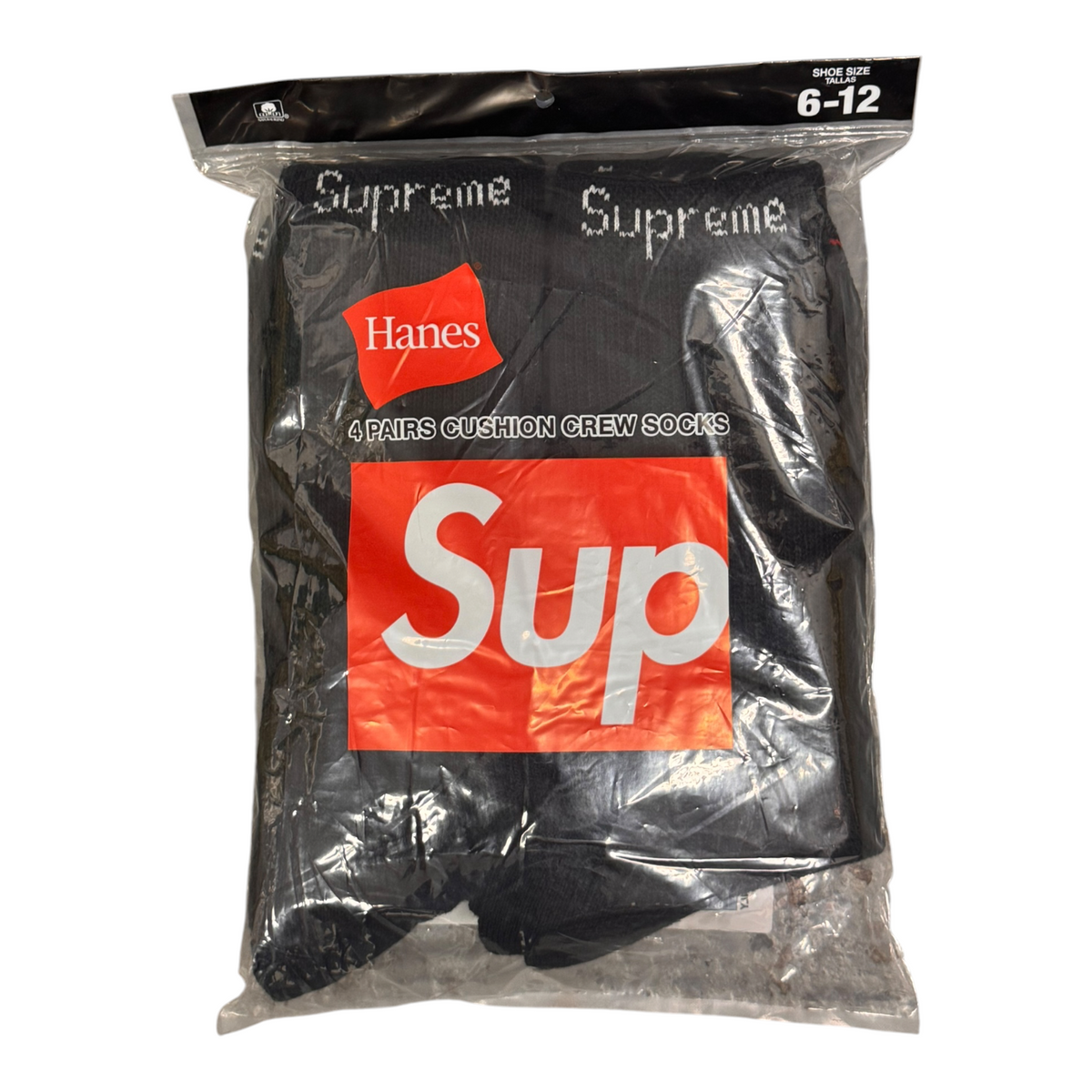 Supreme Black Socks