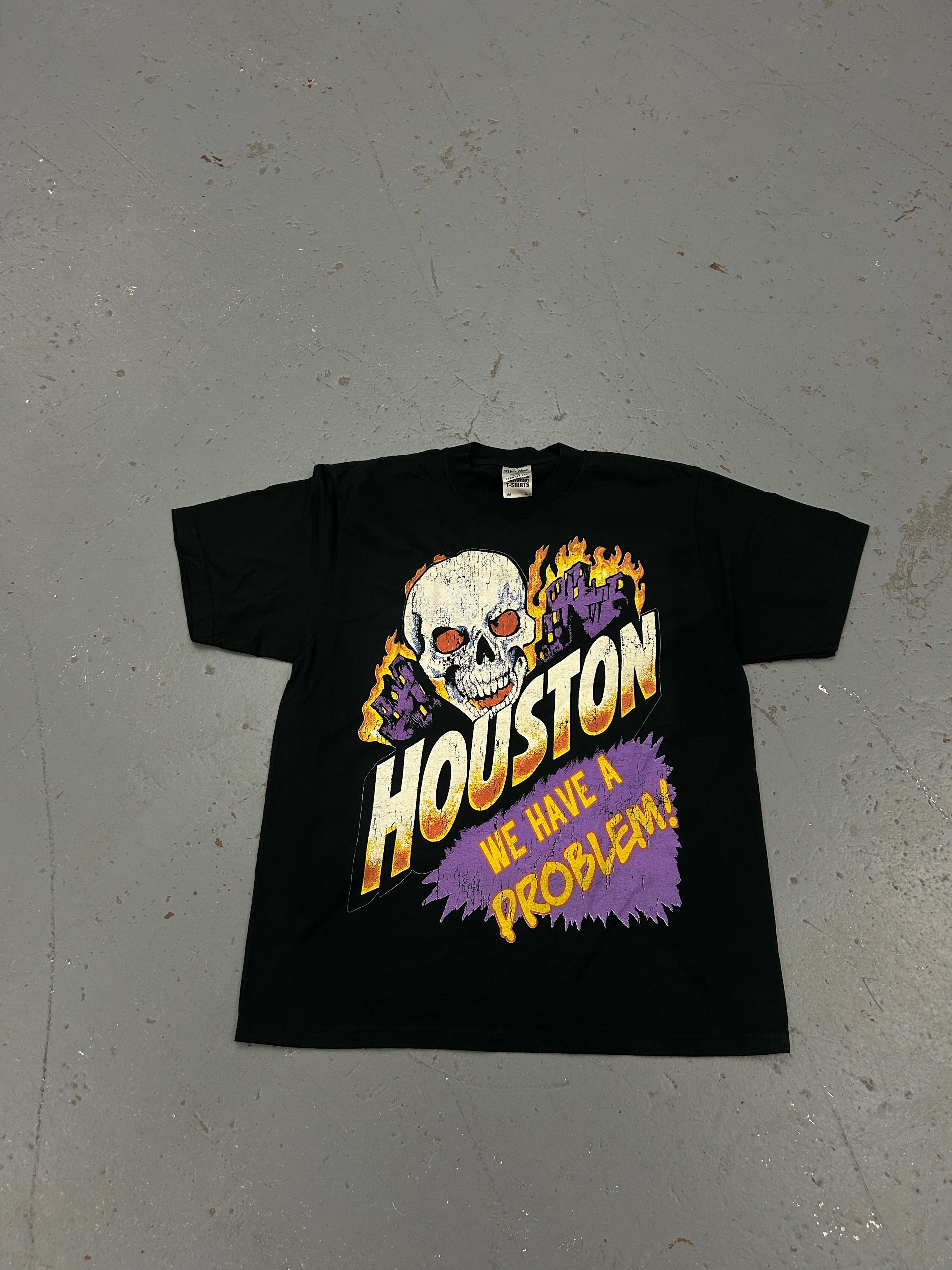 Houston Skull Black Tee
