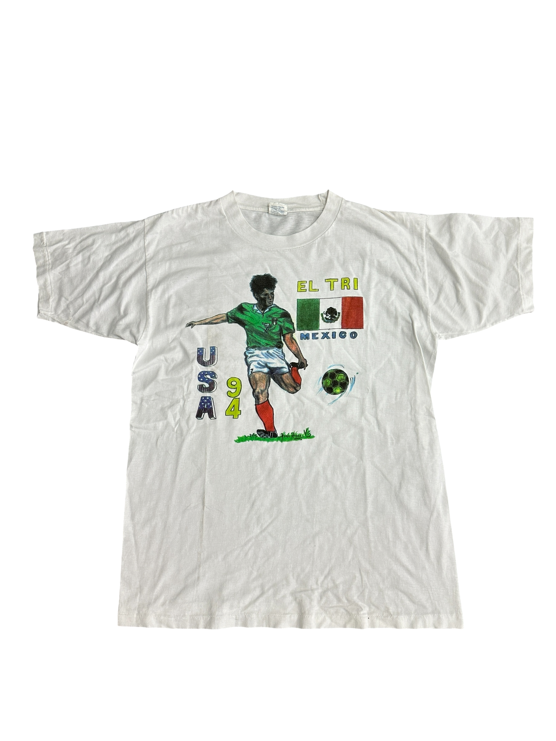 Mexico El Tri 1994 White Tee