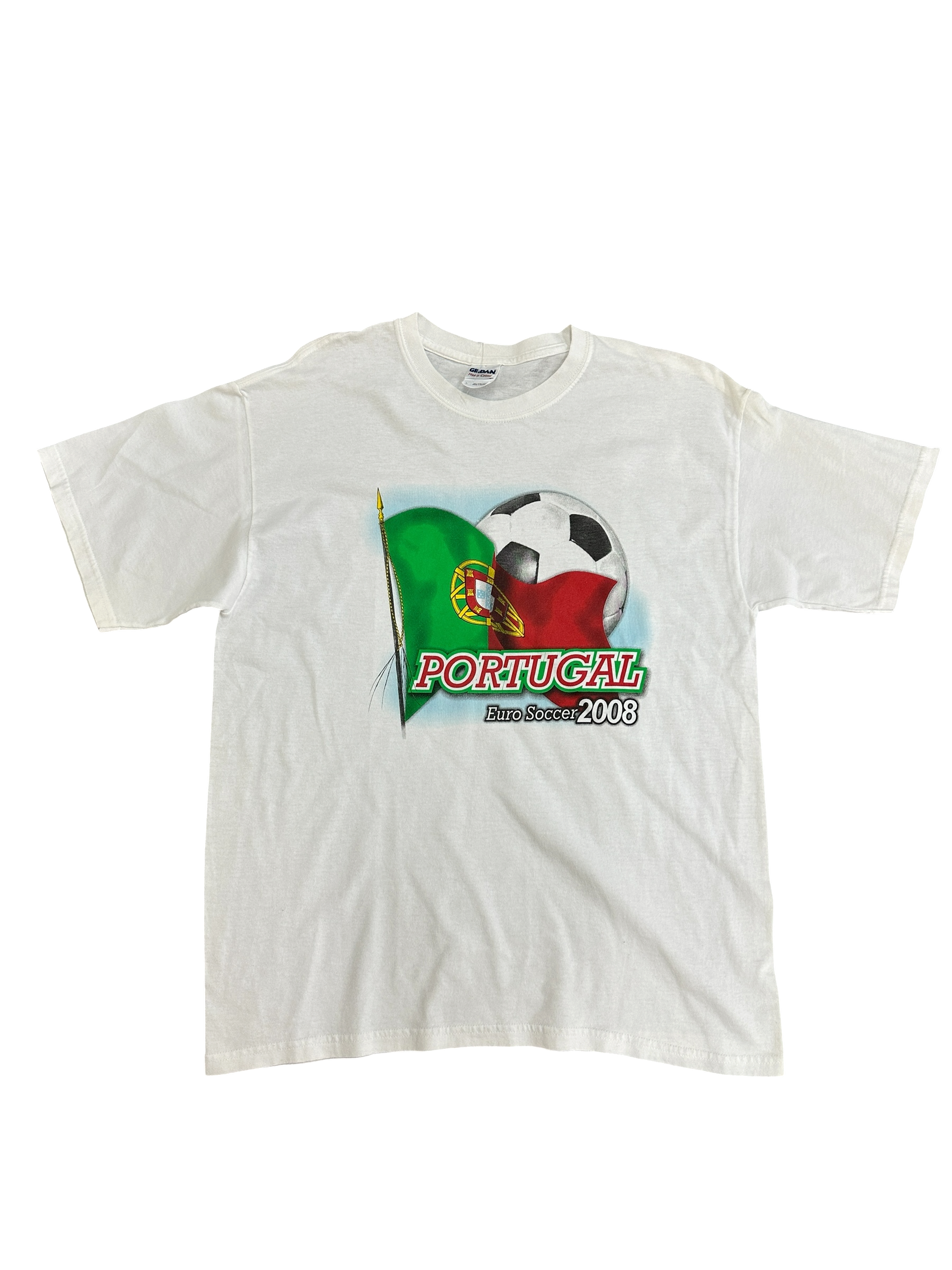 Portugal Euro Soccer 2008 White Tee