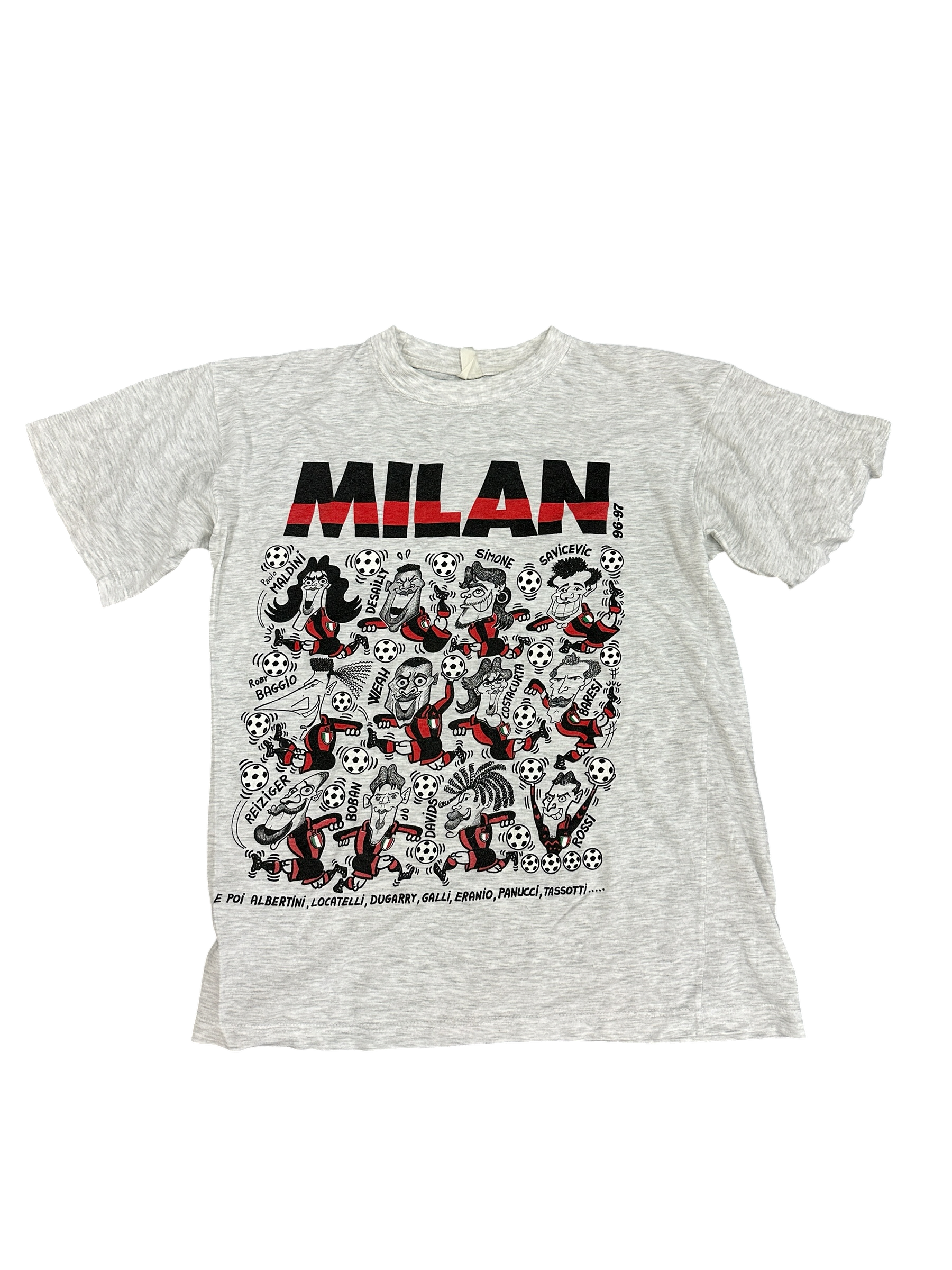 AC Milan Cartoons Grey Tee