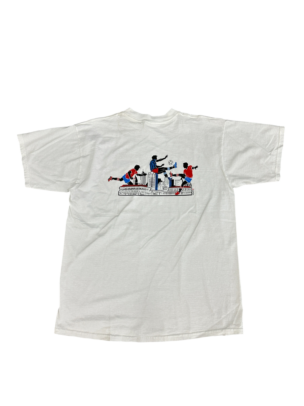 Workshops on the river white tee