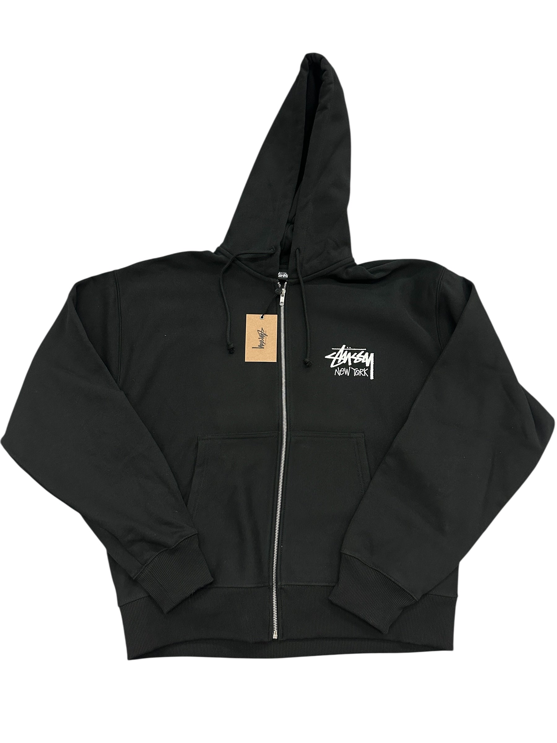 Stussy New York Exclusive Zip Hoodie Black