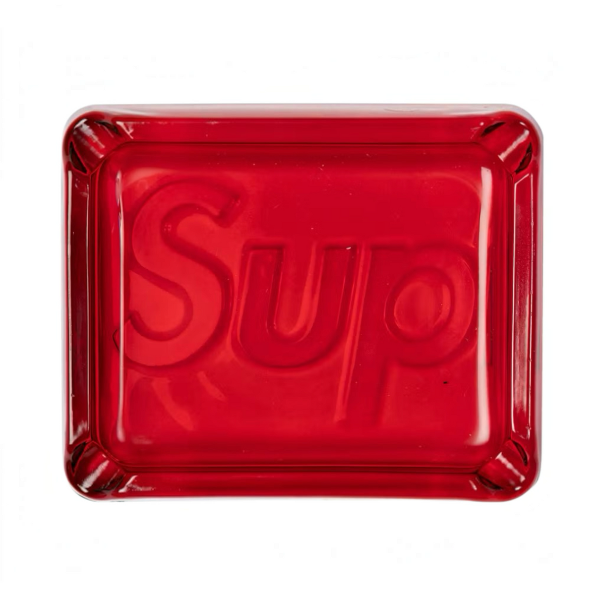 Supreme Debossed Glass Ashtray