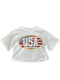 USA Soccer Crop Top