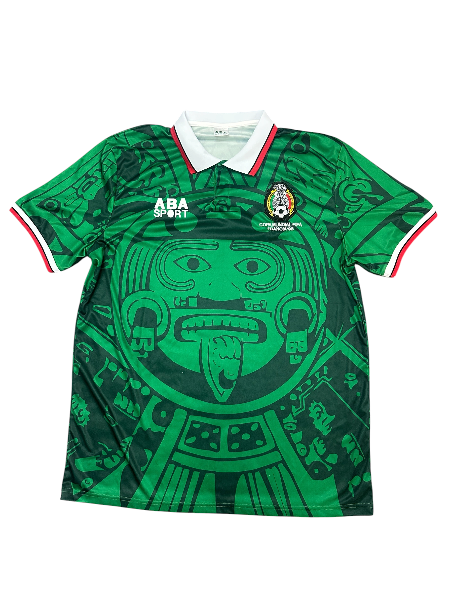 1998 Mexico World Cup Aztec Home Jersey