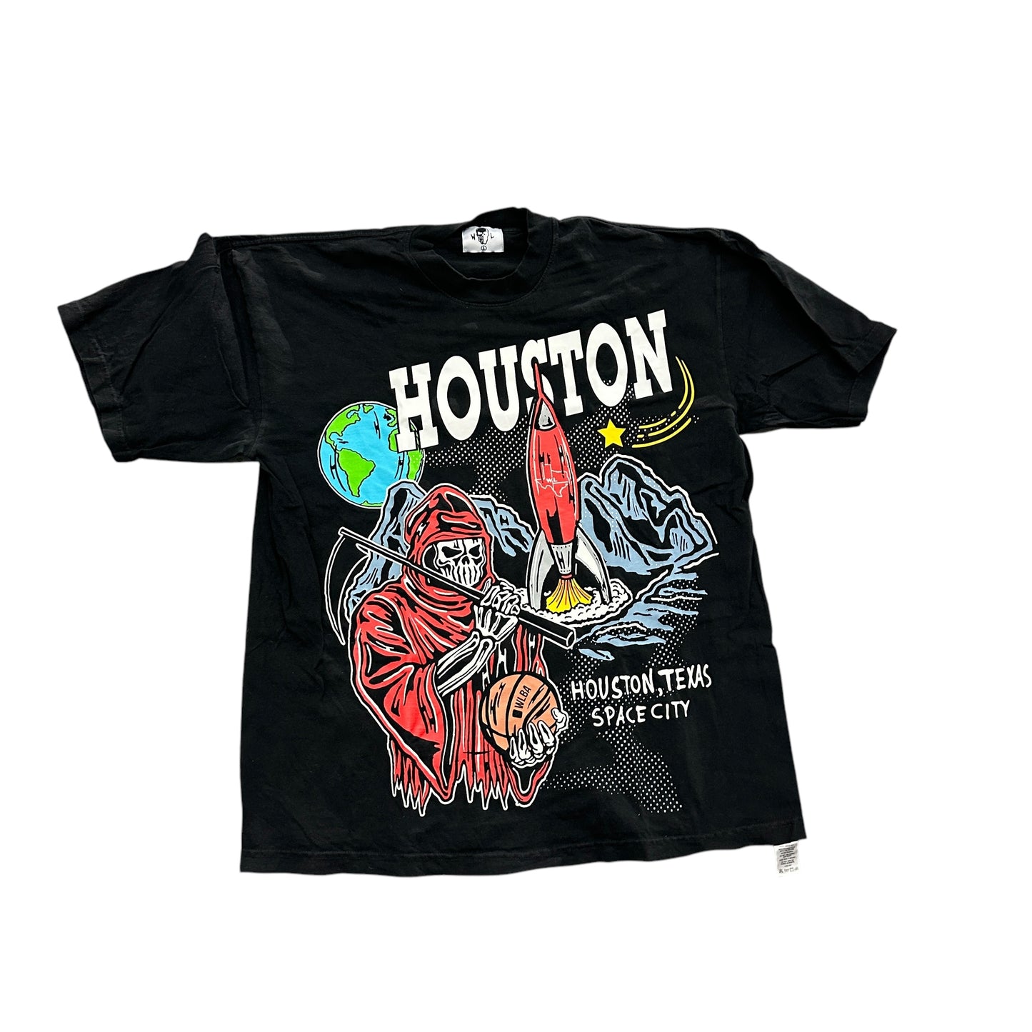 Warren Lotas Houston Black Tee