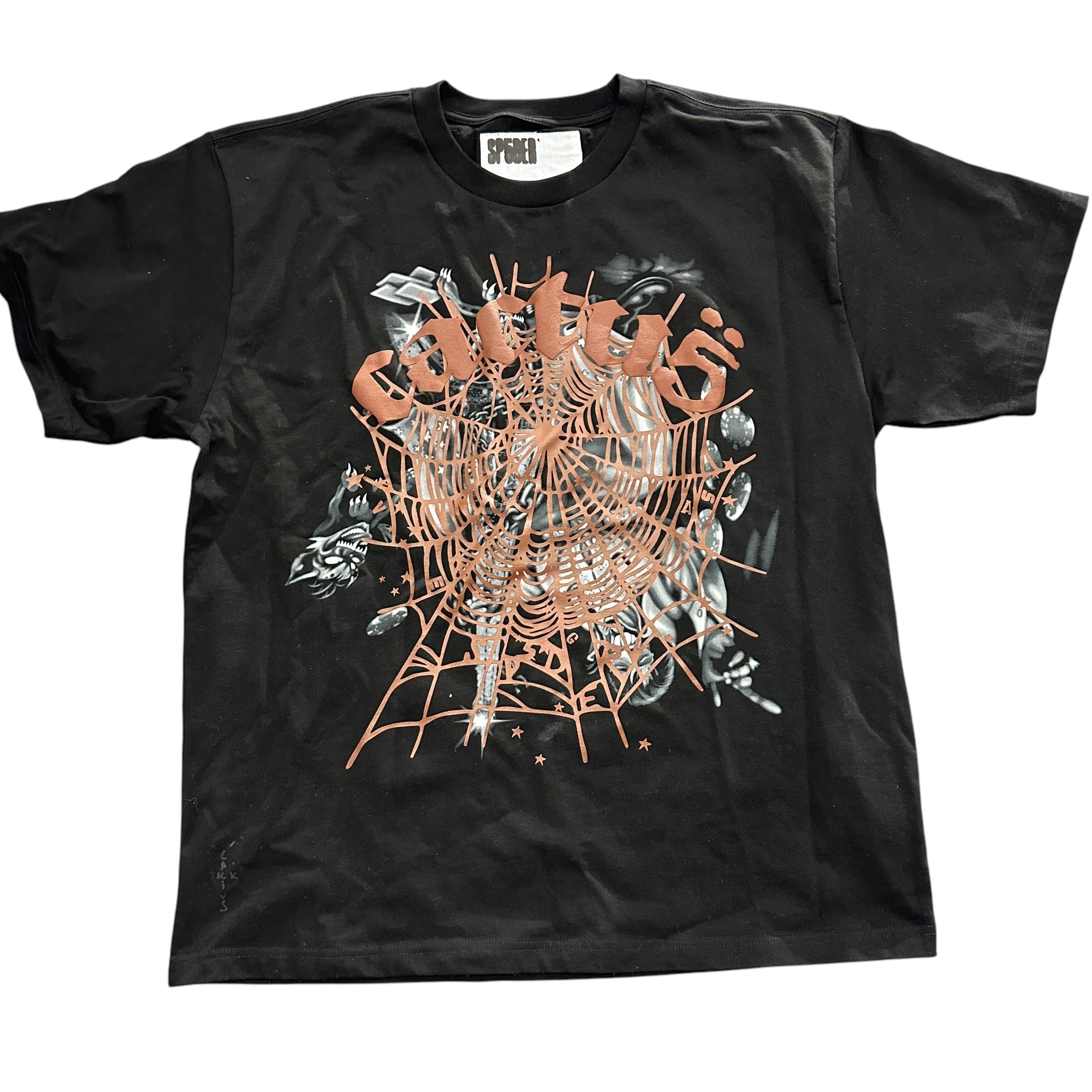 Sp5der x Cactus Jack Rodeo Black Tee