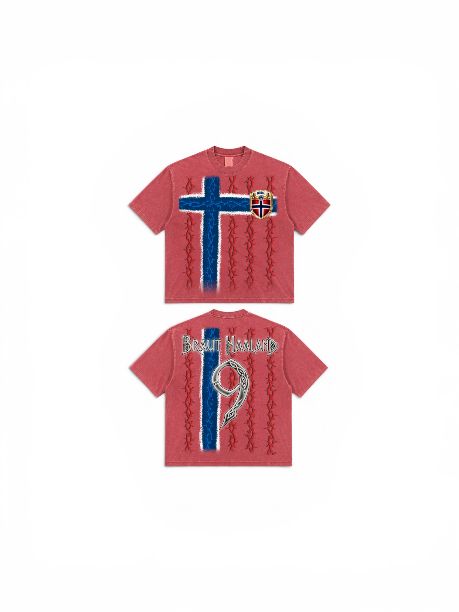 Norway Haaland Red Tee