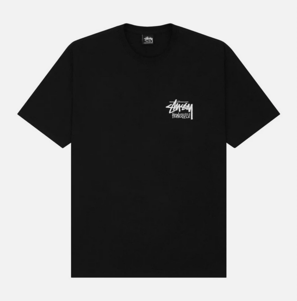 Stussy Honolulu Black Tee