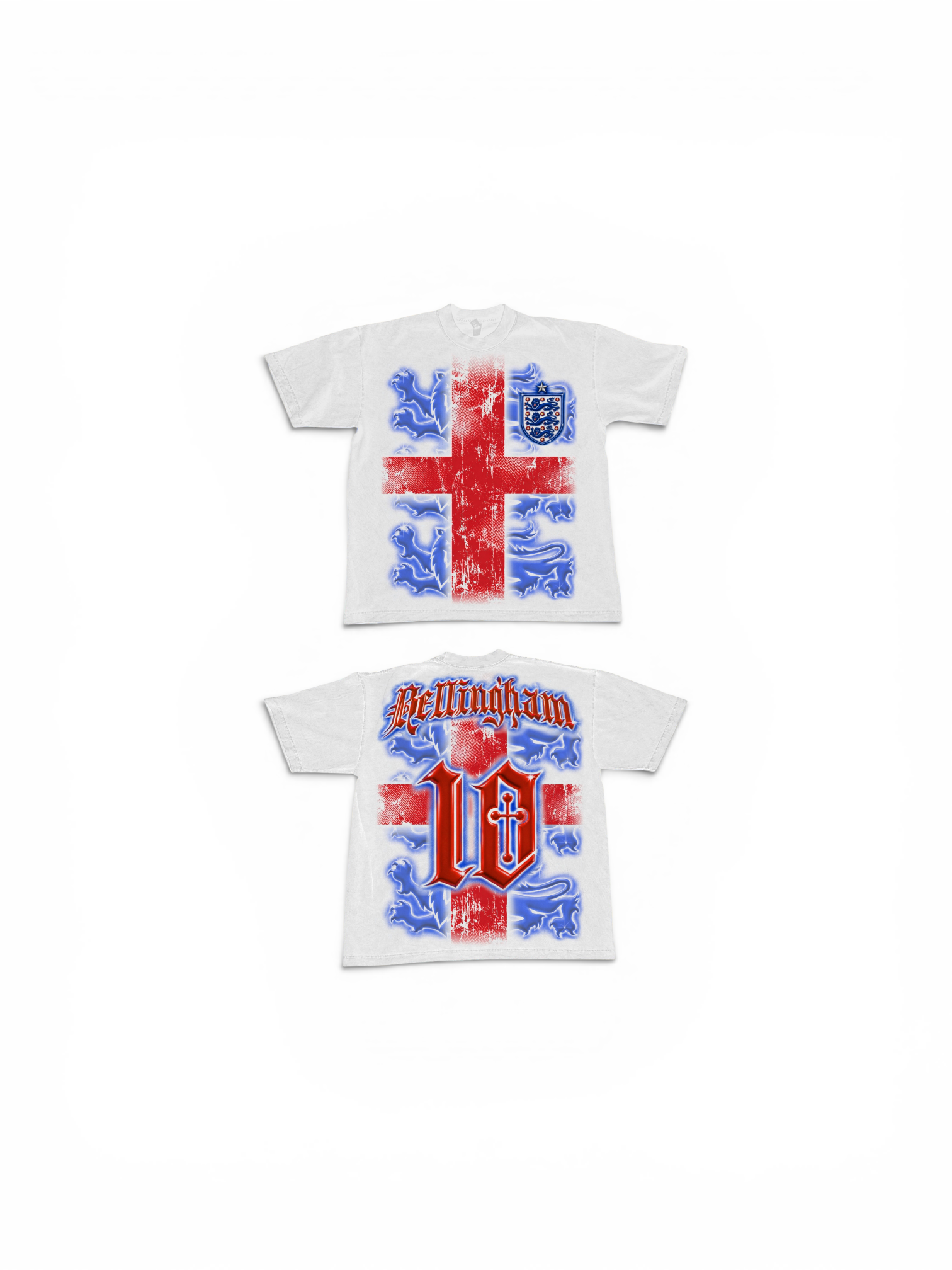 England Bellingham White Tee