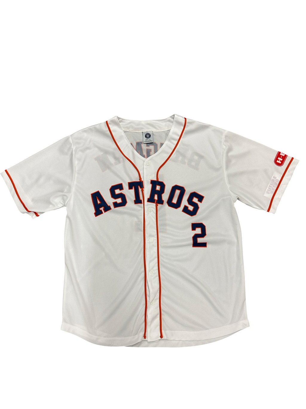 Astros Alex Bregman HEB Sponsor Replica Jersey