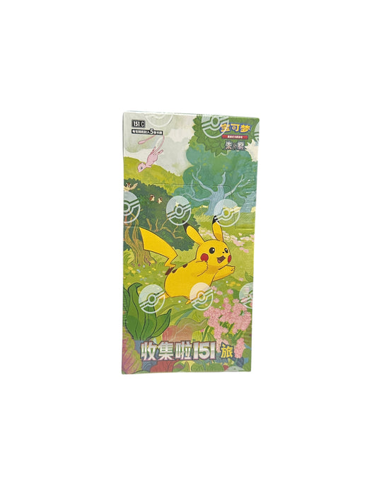 Pokémon Collect 151 Journey Card Box