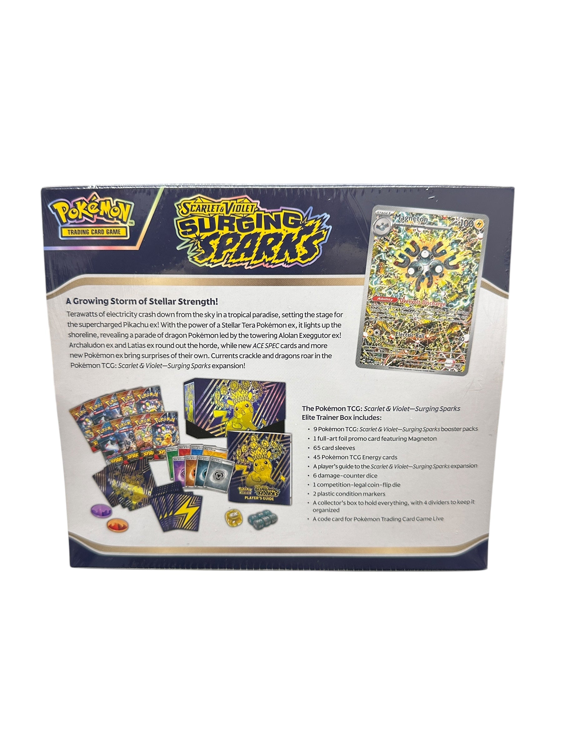 Pokémon Scarlet Violet Surging Sparks Card Box ETB