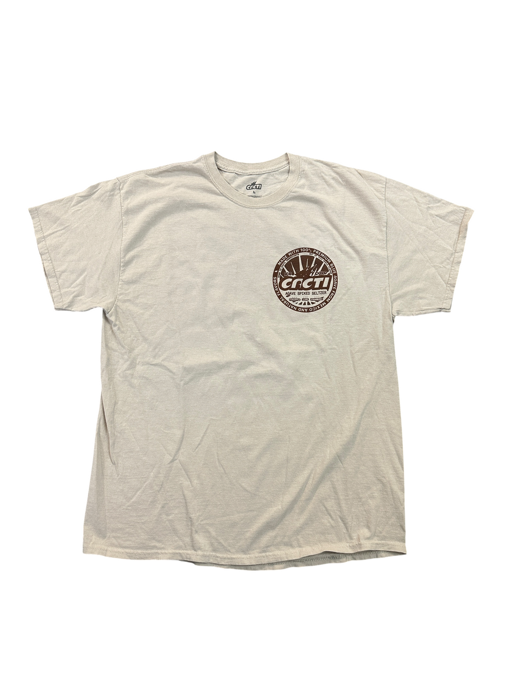 Travis Scott Cacti Seltzer Creme Tee