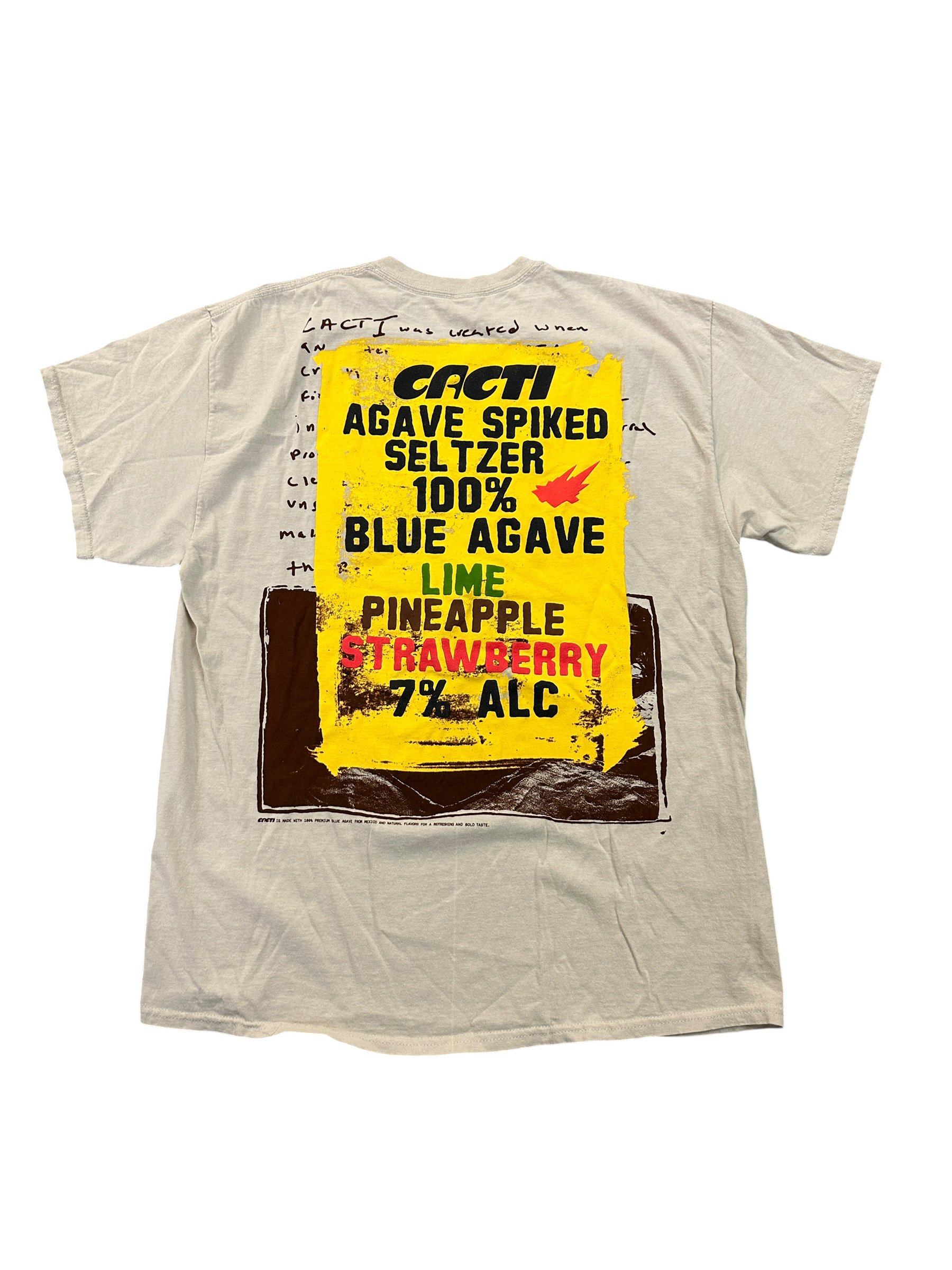 Travis Scott Cacti Seltzer Creme Tee