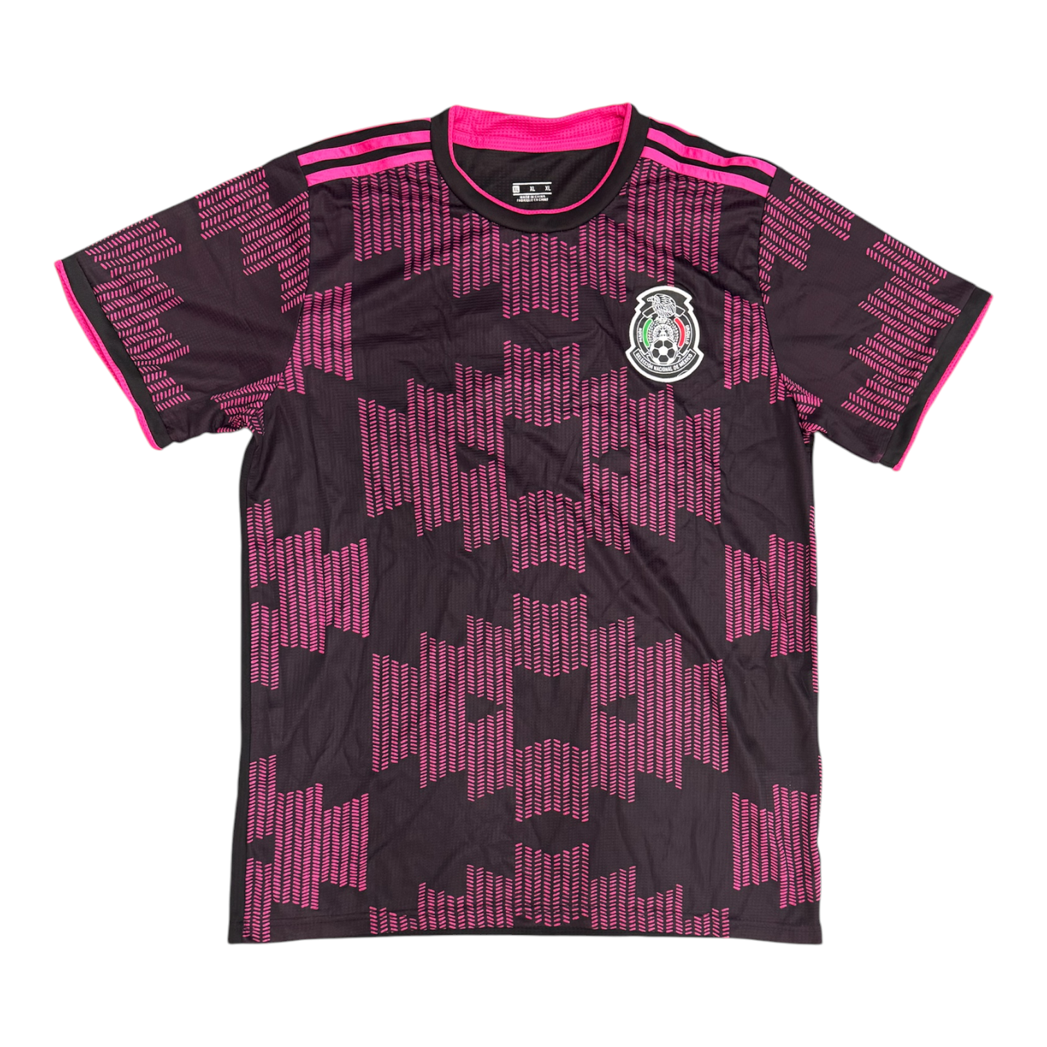 Mexico 2018 pink / black (no adidas logo)