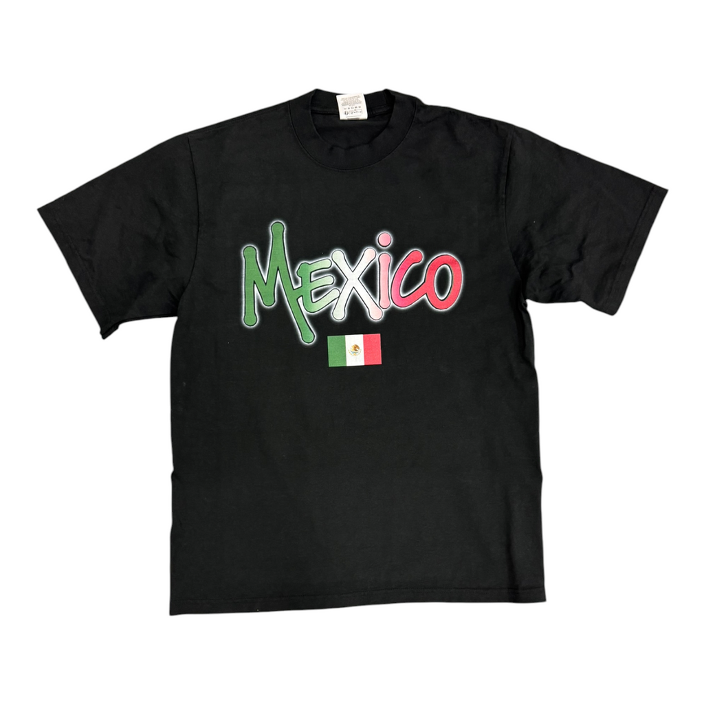 Mexico Team Soccer Black Tee