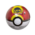 Pokemon TCG Poke Ball Red & Gold Tin with 3 Booster Packs