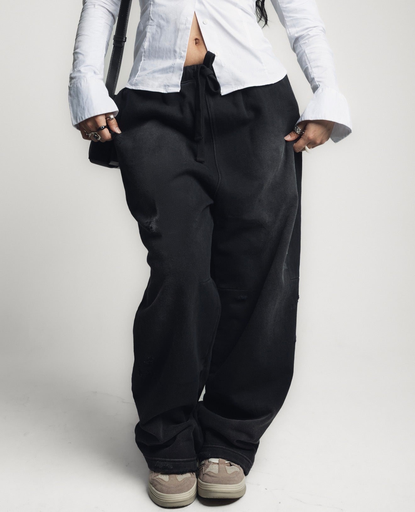 LONESTAR BLACK SUN FADED SWEATPANTS