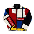 Supreme Reversible Colorblocked Fleece Jacket