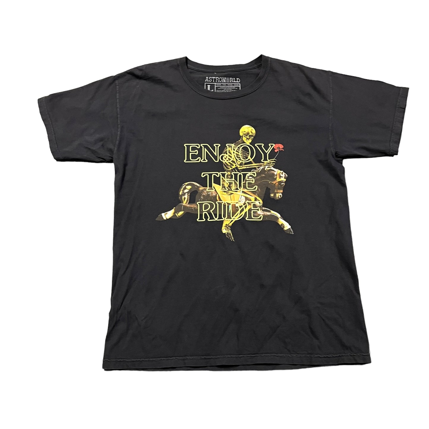 Travis Scott Astroworld Enjoy The Ride Black Tee