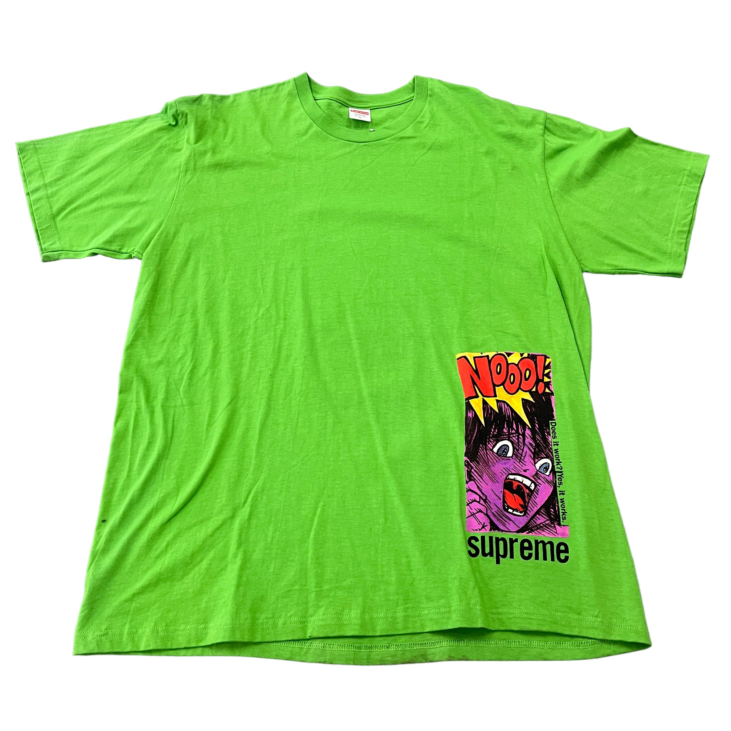 Supreme Nooo! Green Tee