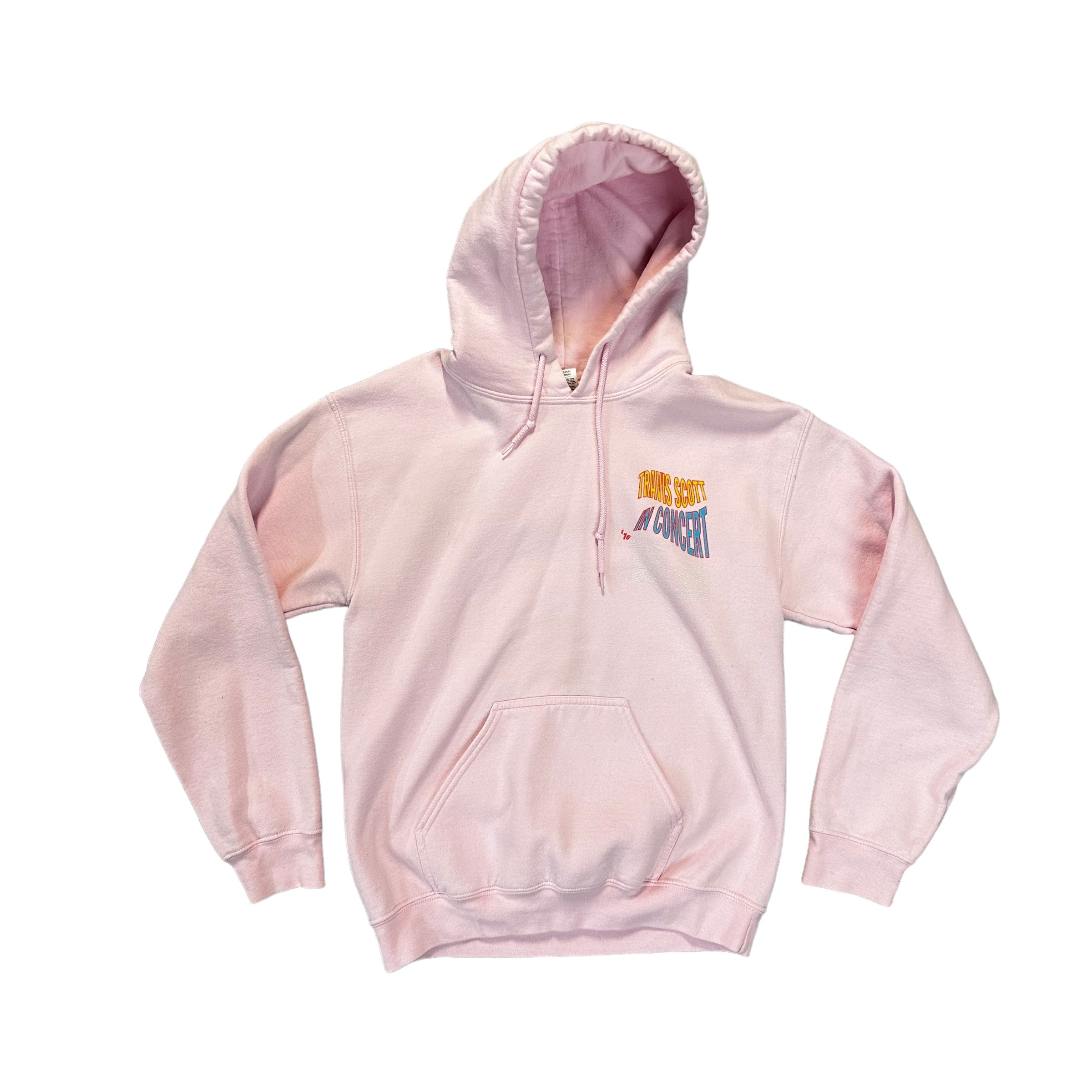 Travis Scott 16 Tour Pink Hoodie