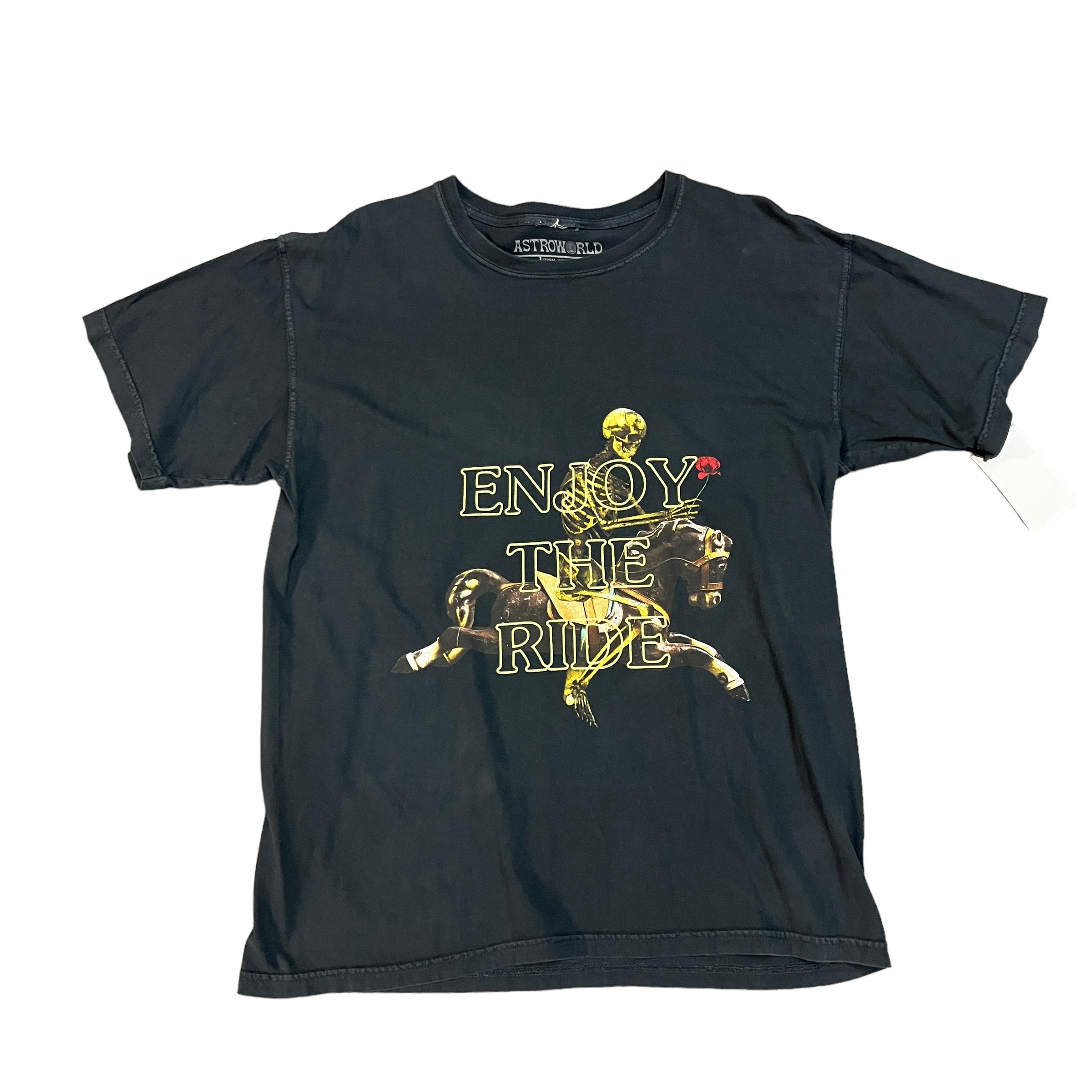 Travis Scott Astroworld Enjoy The Ride Black Tee