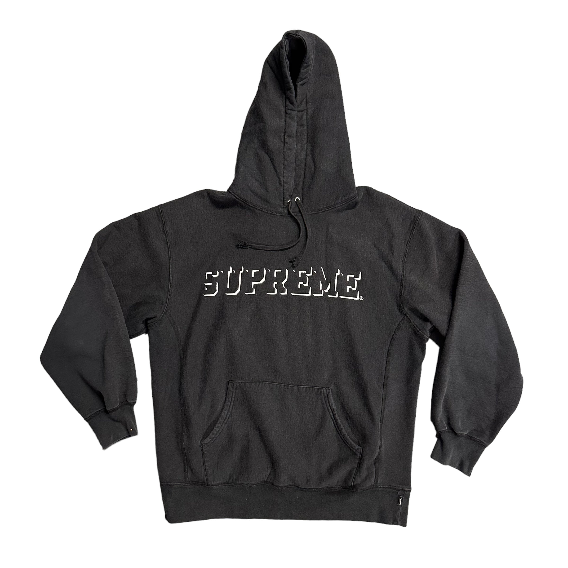 Supreme Shadow Logo Black Hoodie