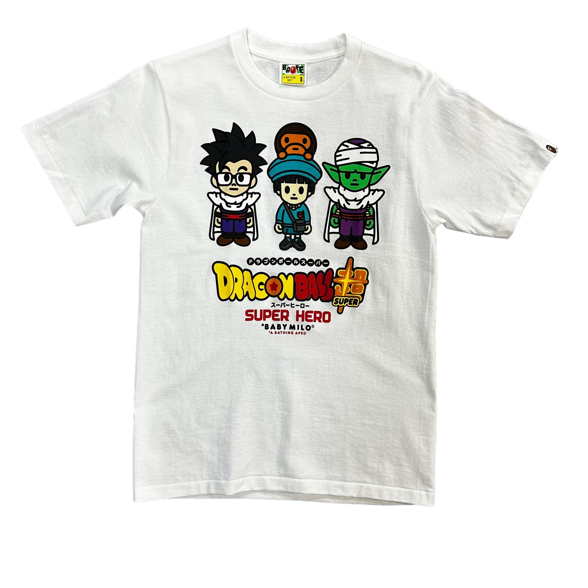 Bape x Dragonball Z Baby Milo White Tee