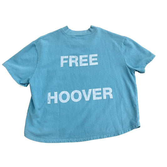 Kanye West x Drake Free Hoover Boxy Blue Tee