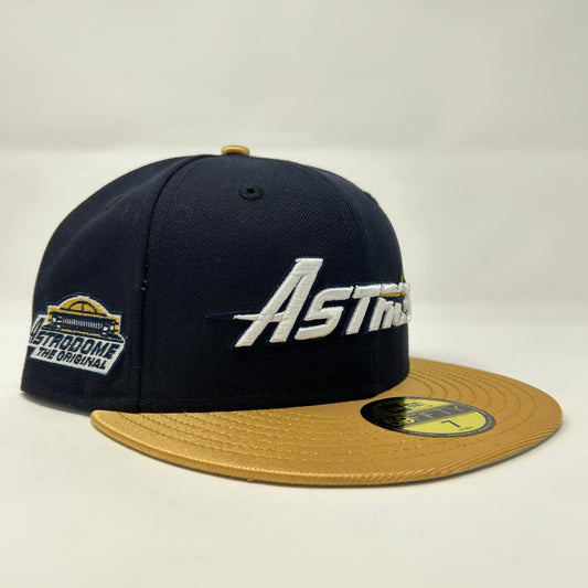 Houston Astros Hatclub Gold / Blue Spellout Hat
