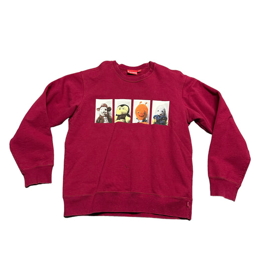 Supreme x Sonic Youth Burgundy Crewneck